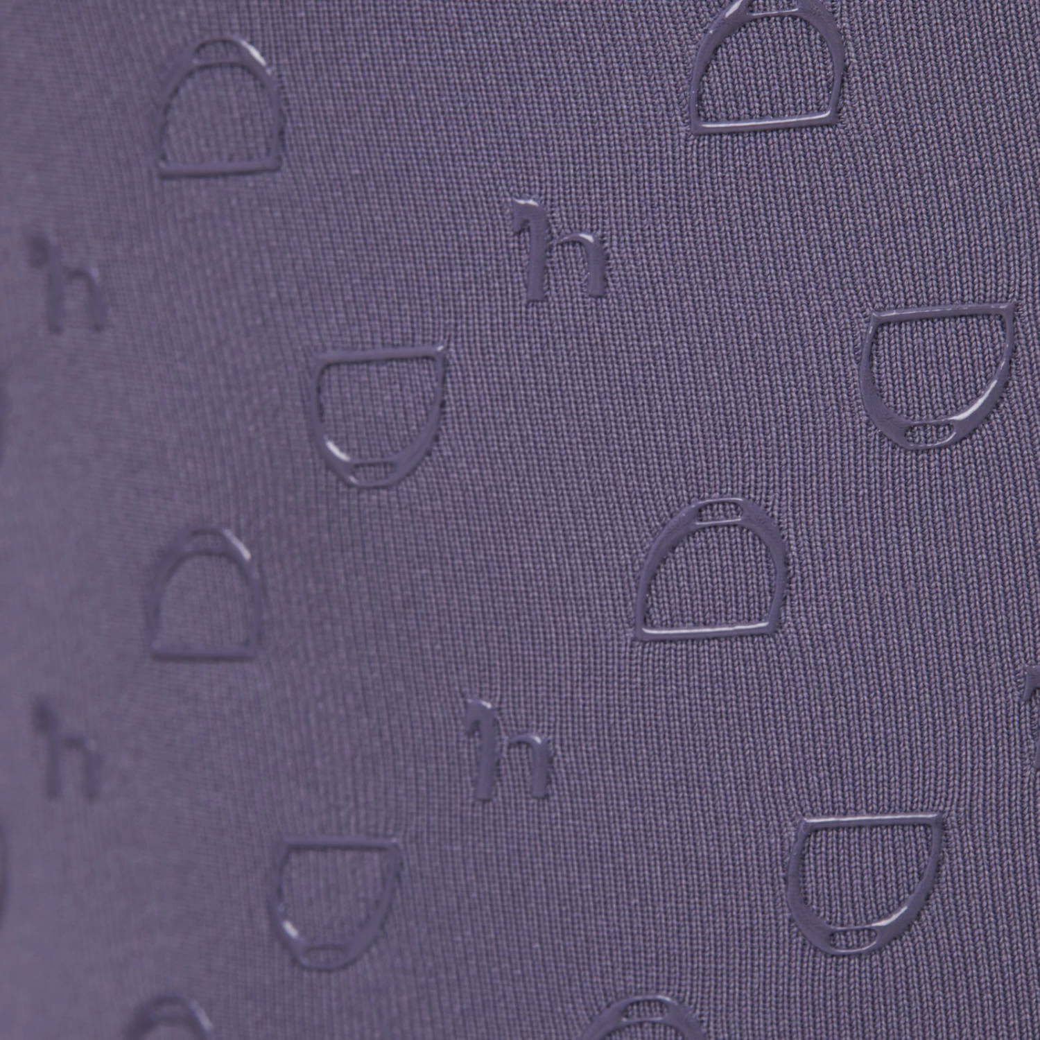 Horze Everly Womens Full Seat Winter Riding Tights - Grey Ridge Purple - Image 2