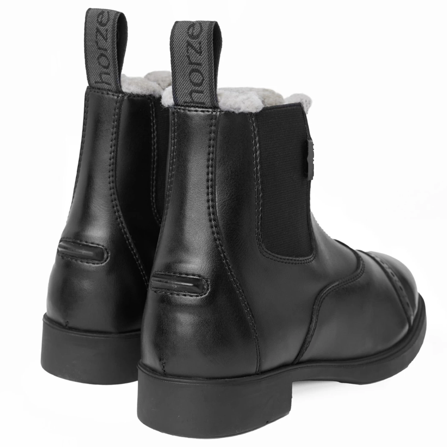 Horze Wexford Kids Paddock Winter Boots - Black - Image 2