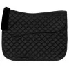 Equinavia Oslo Dressage Ultra Fleece Square Pad - Black/Black