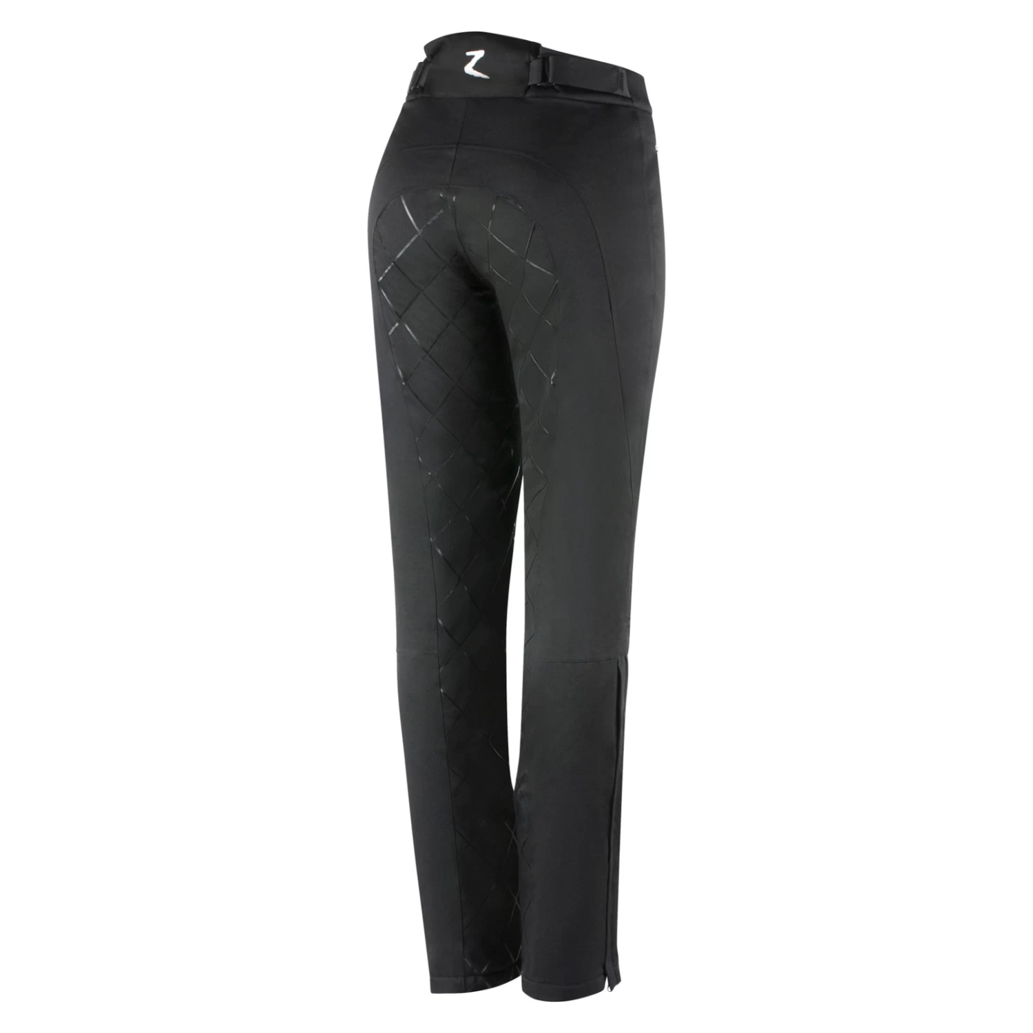 Horze Adeline Womens Padded Waterproof Full Seat Breeches - Black - Image 7