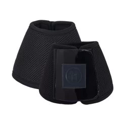 Horze Smoky Twilight Air Mesh Bell Boots - Caviar Black