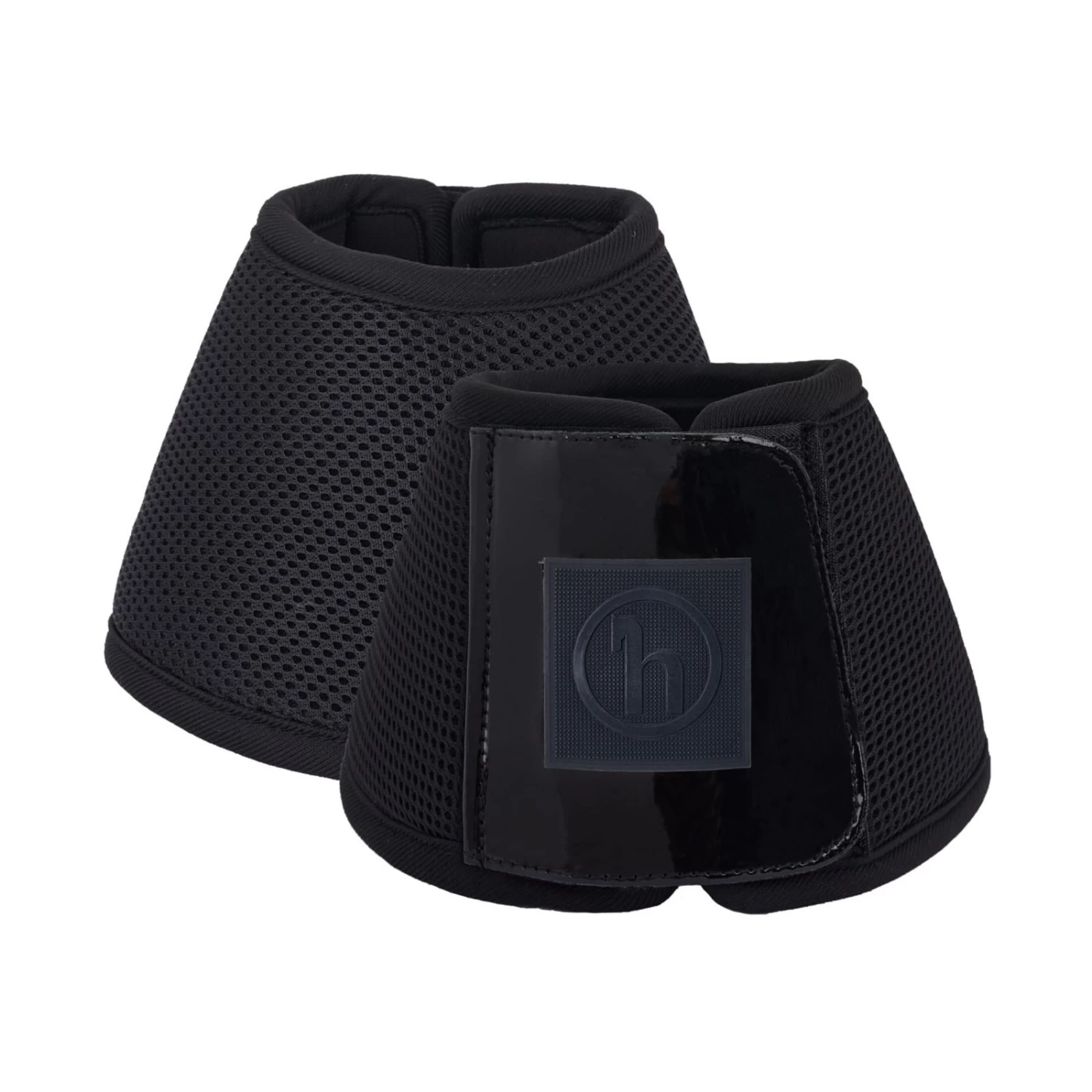 Horze Smoky Twilight Air Mesh Bell Boots - Anemone Dark Pink - Image 8