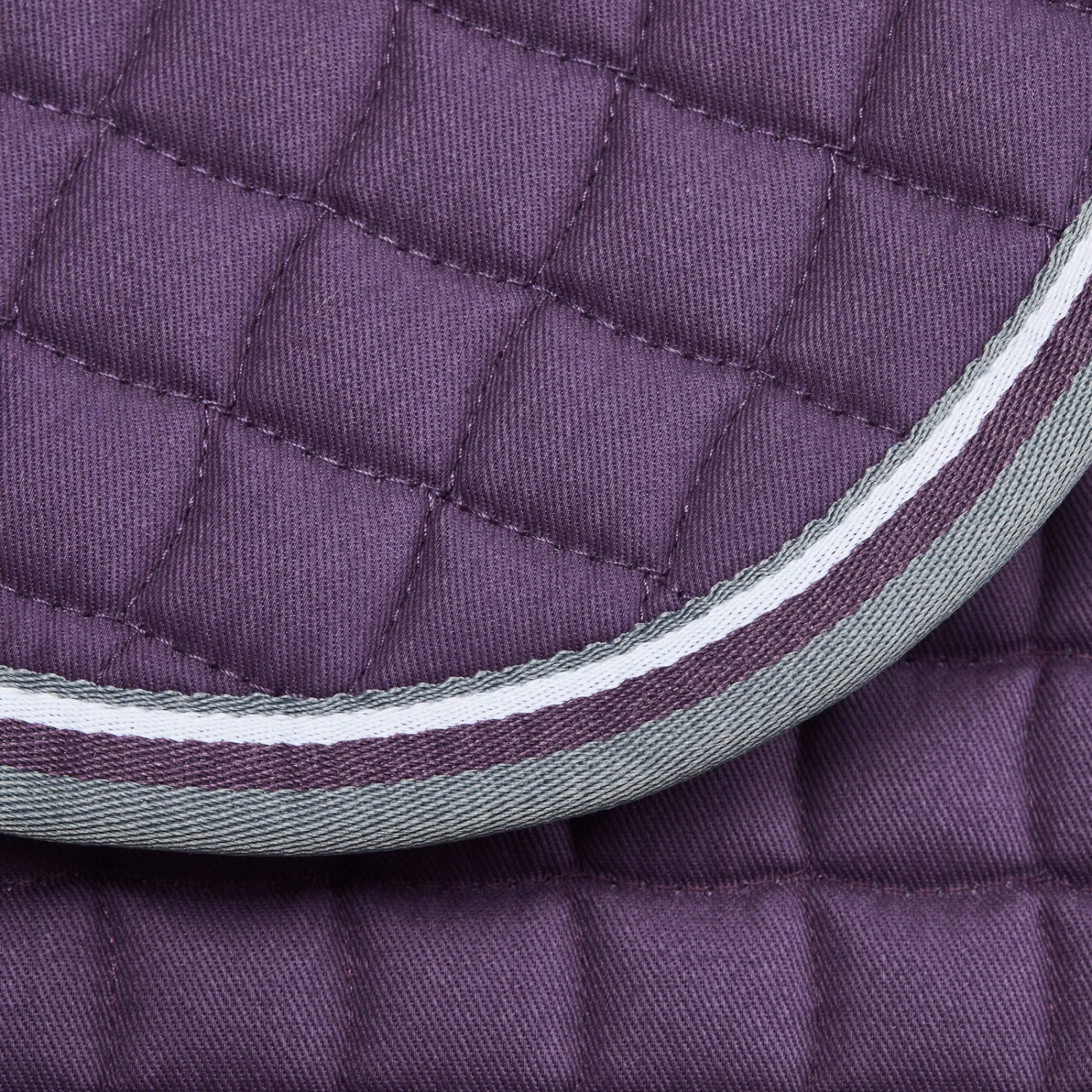 Horze Adepto Dressage Saddle Pad - Blackcurrant Purple - Image 6