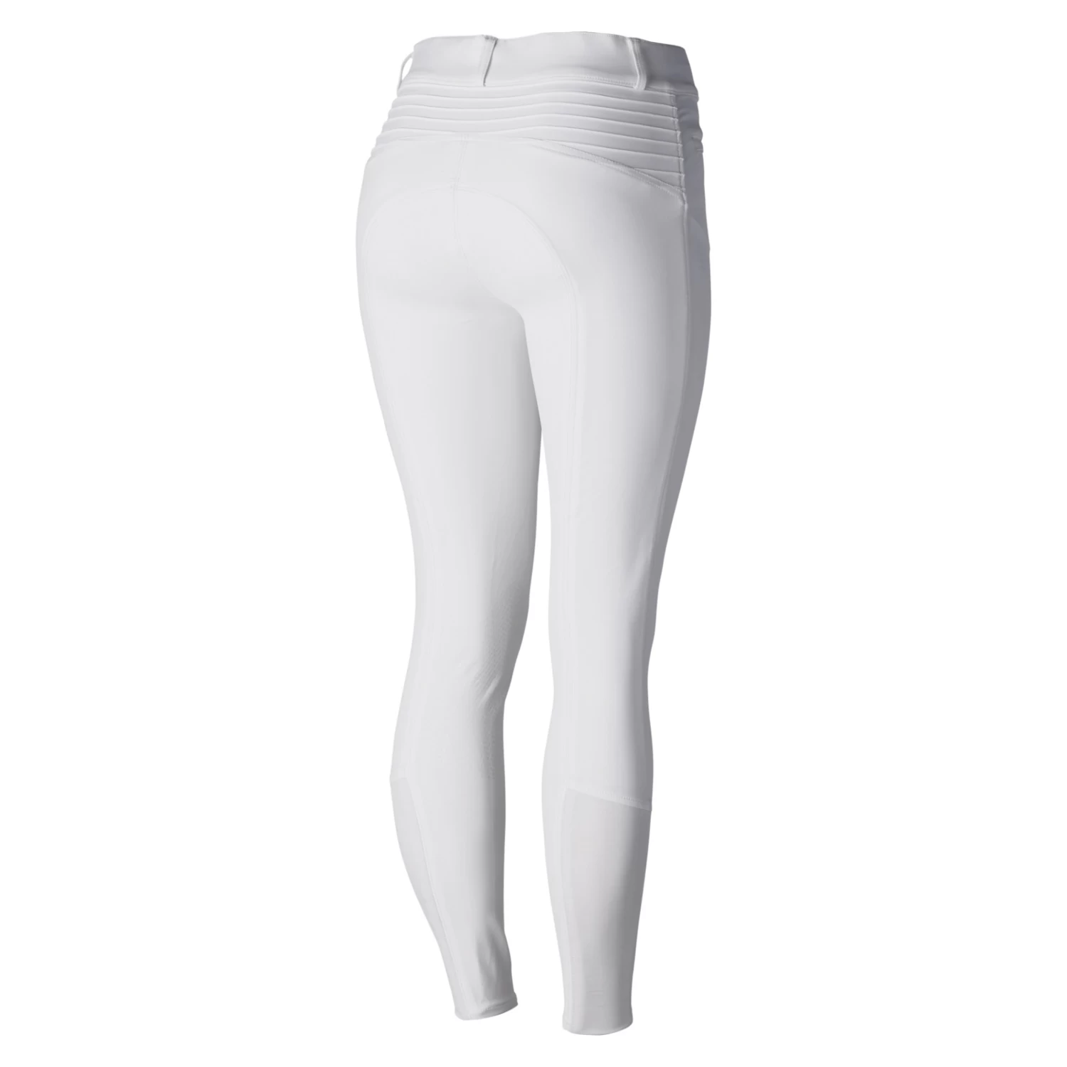 B Vertigo Drea Womens Silicone Knee Patch Breeches - White - Image 2