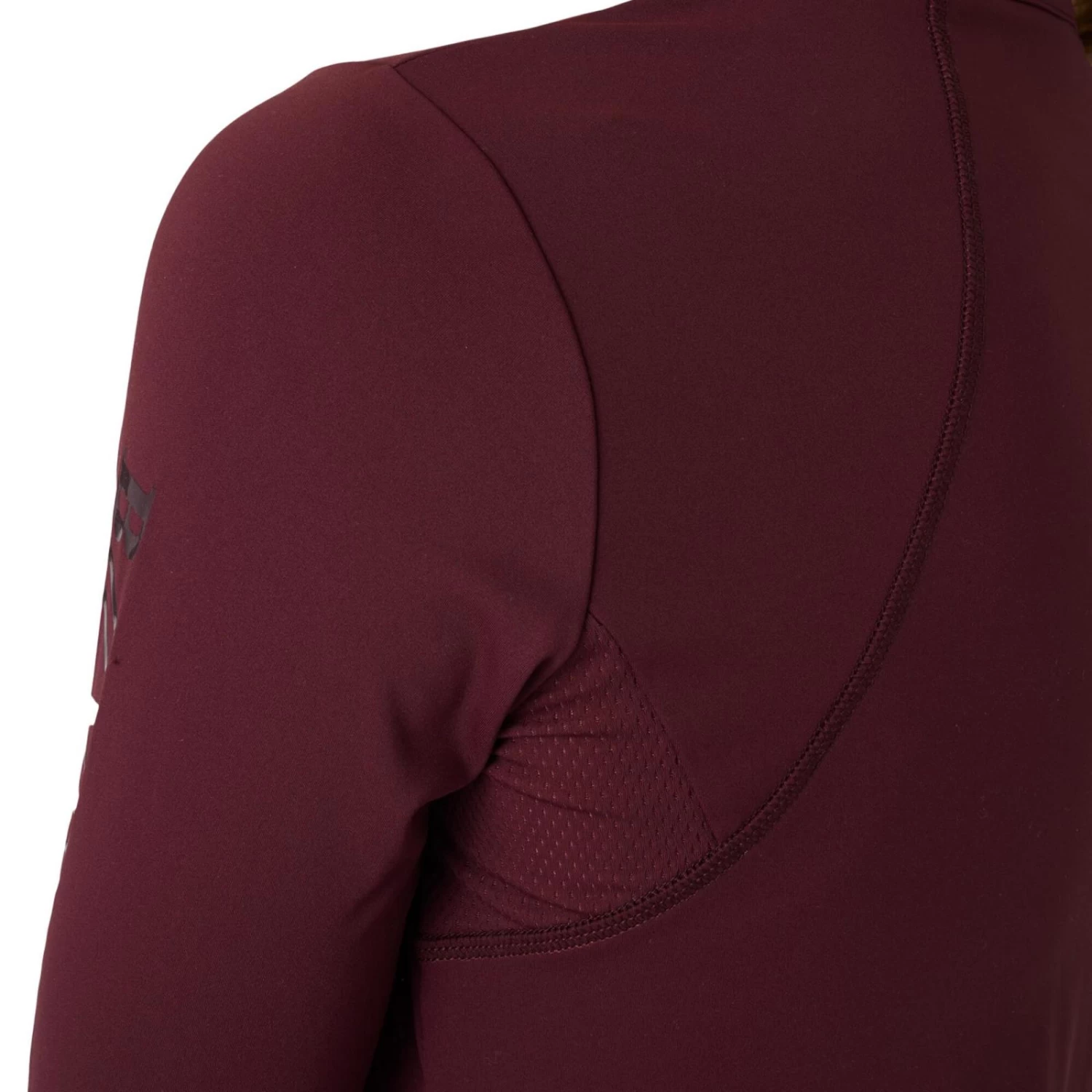 B Vertigo Inez Technical Long Sleeved Shirt - Cabernet - Image 3