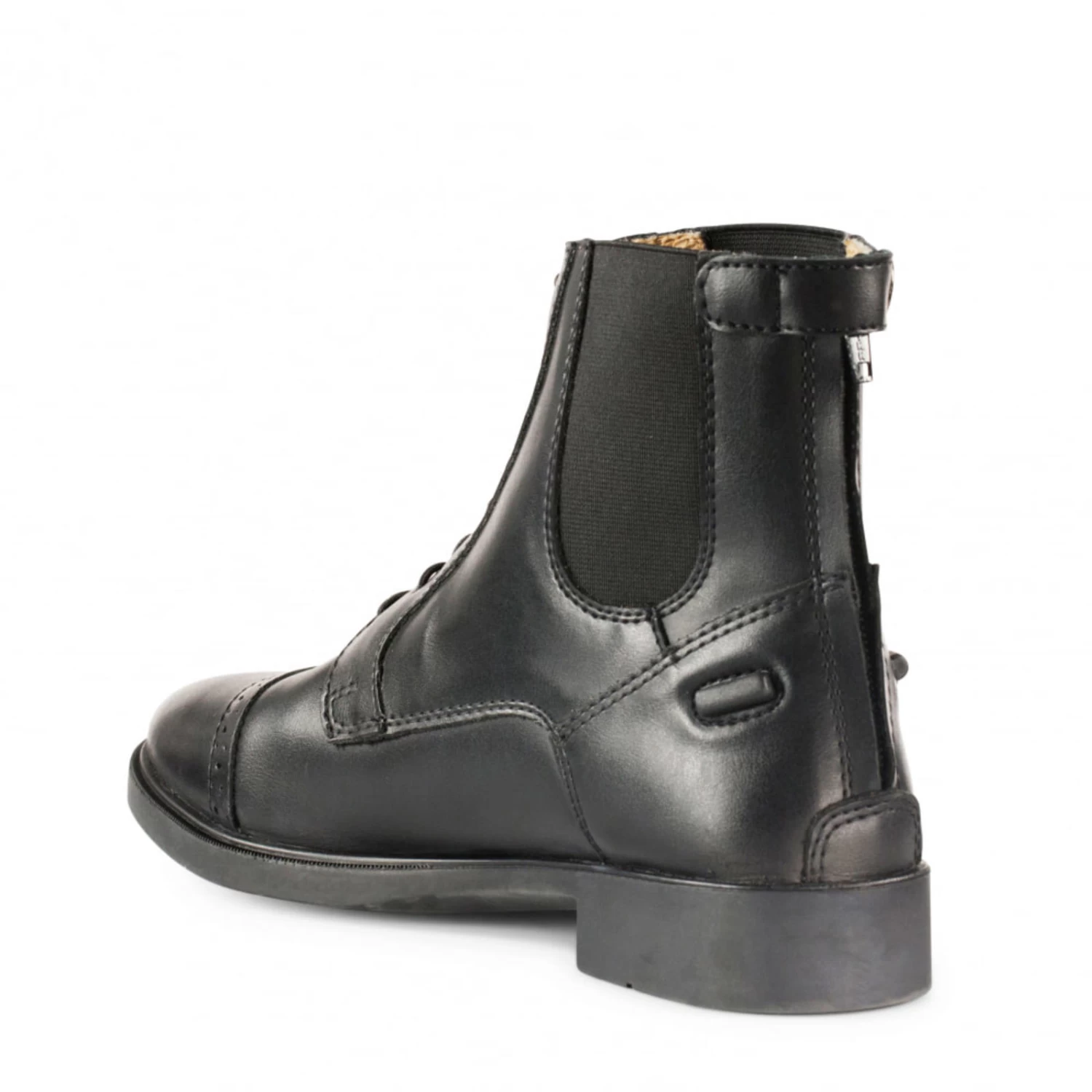 Horze Kilkenny Kids Paddock Boots PU - Black - Image 9