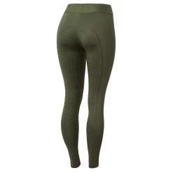 Horze Tessa Womens Full Seat Riding Tights - Olivine Green