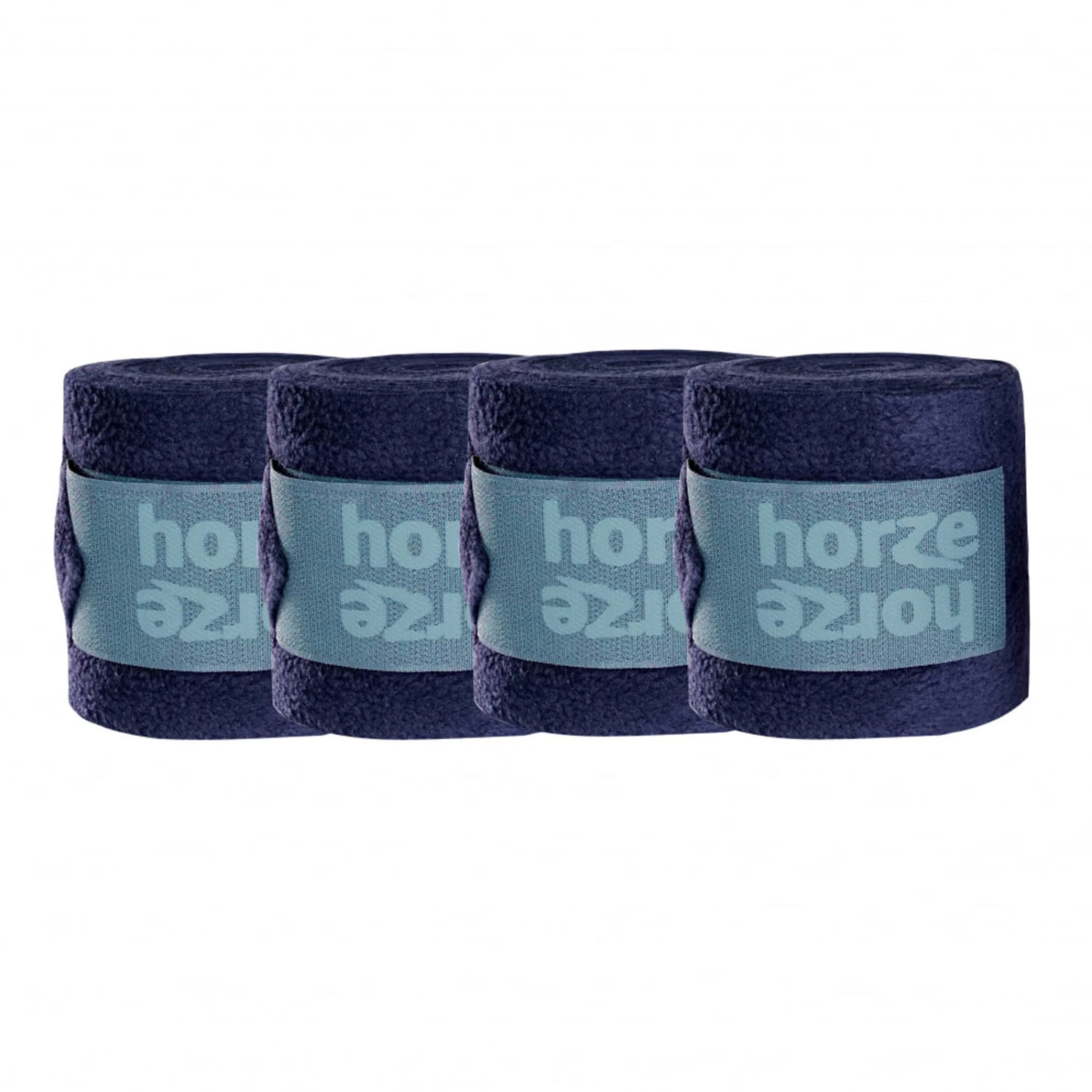 Horze Embrace Fleece Bandages - 4 Pack - Dark Dark Blue - Image 2