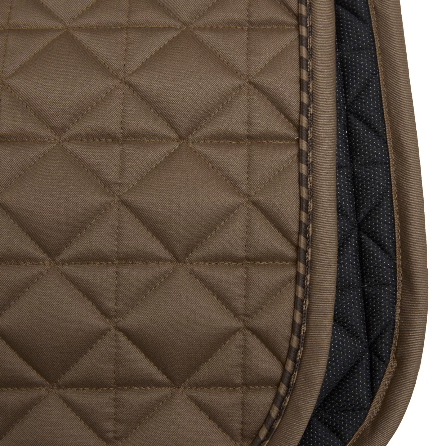 Horze Coventry Cooling Dressage Saddle Pad - Cocoa Mocha - Image 2