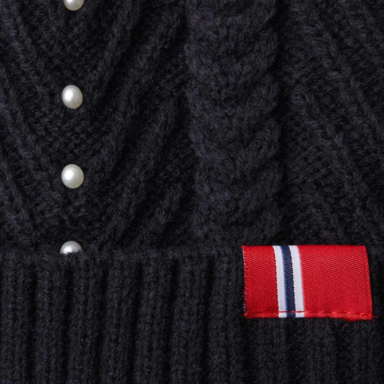 B Vertigo Rosalie Womens Knitted Pom Pom Hat - Anthracite - Image 2