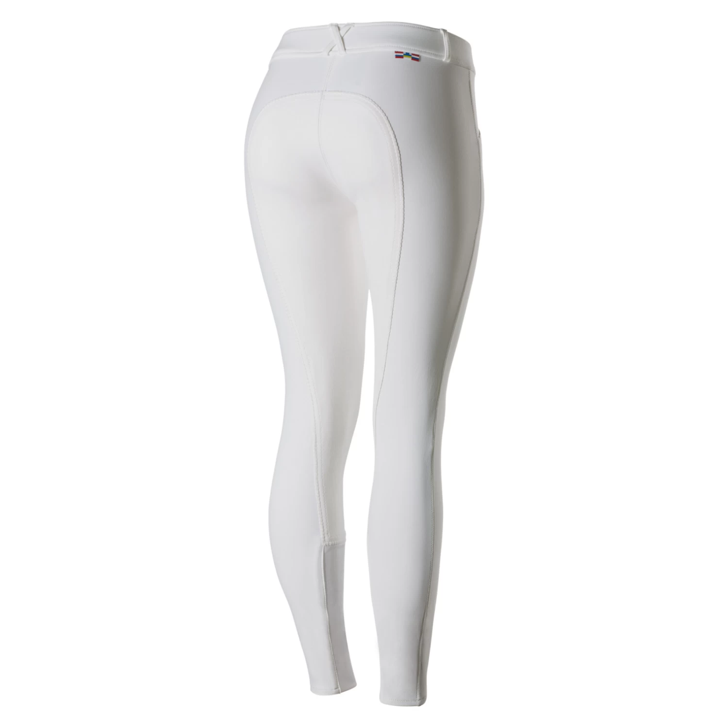 Horze Grand Prix Womens Classic Full Seat Dressage Breeches - White - Image 2