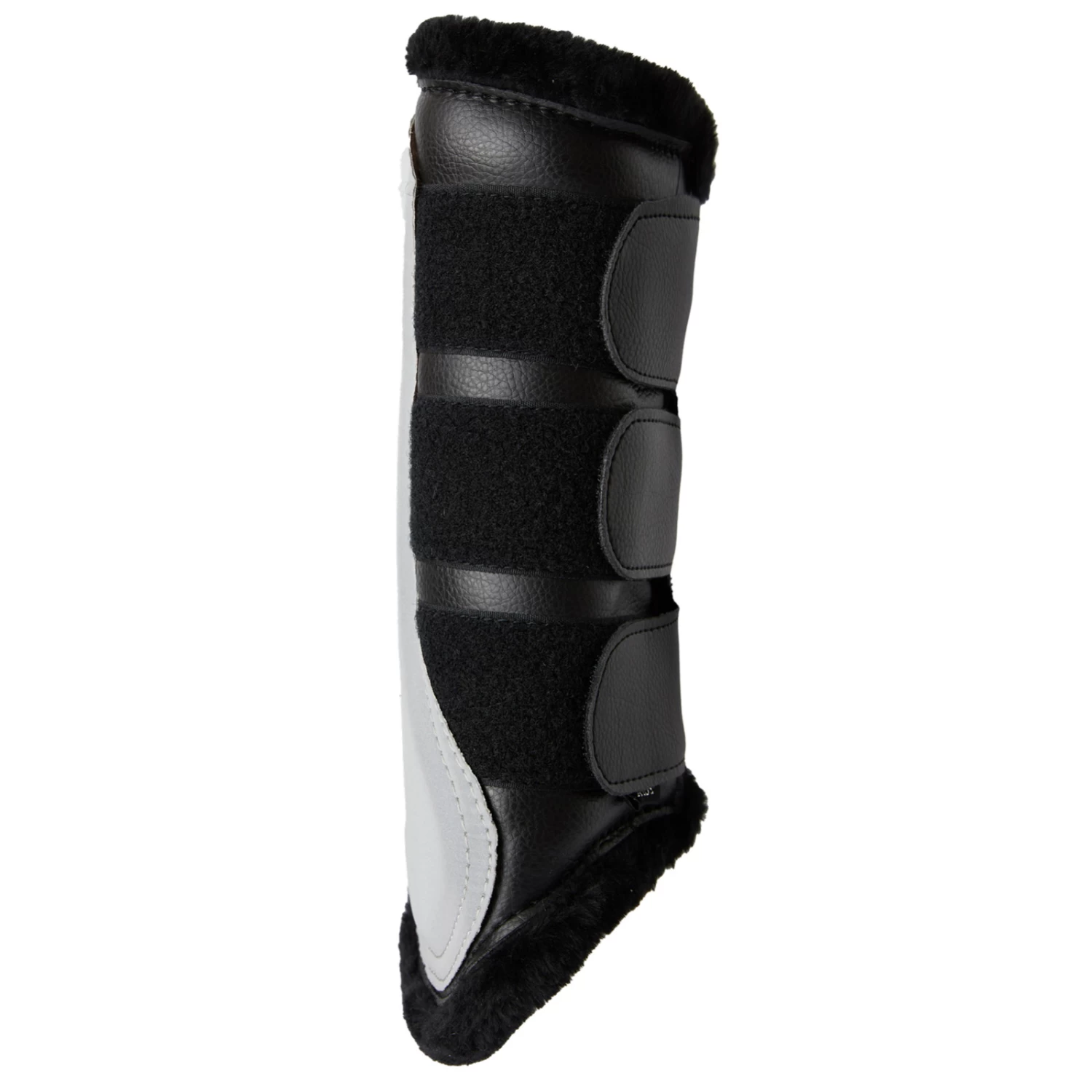 Horze Luminox Reflective Brushing Boots - Black - Image 2