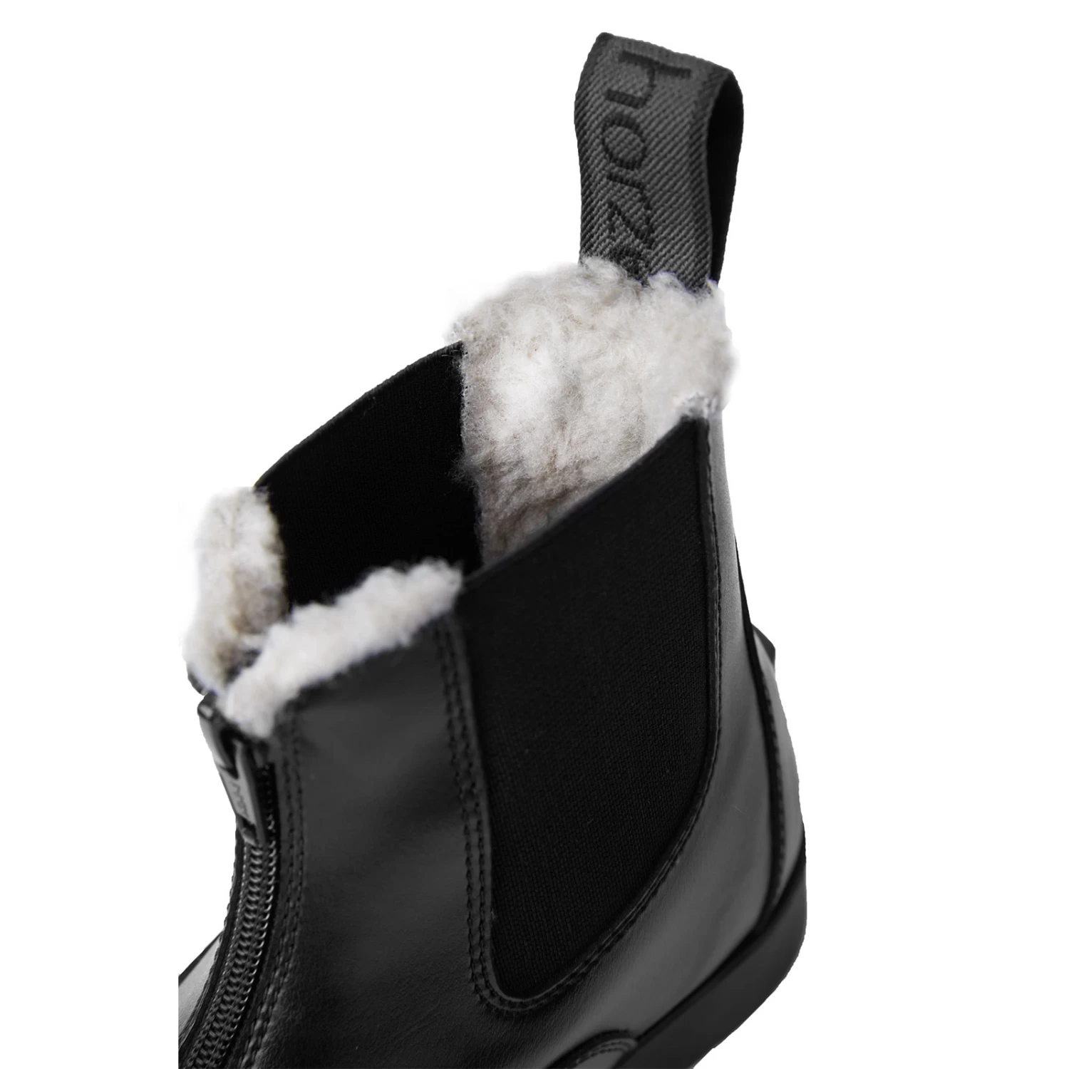 Horze Wexford Kids Paddock Winter Boots - Black - Image 3