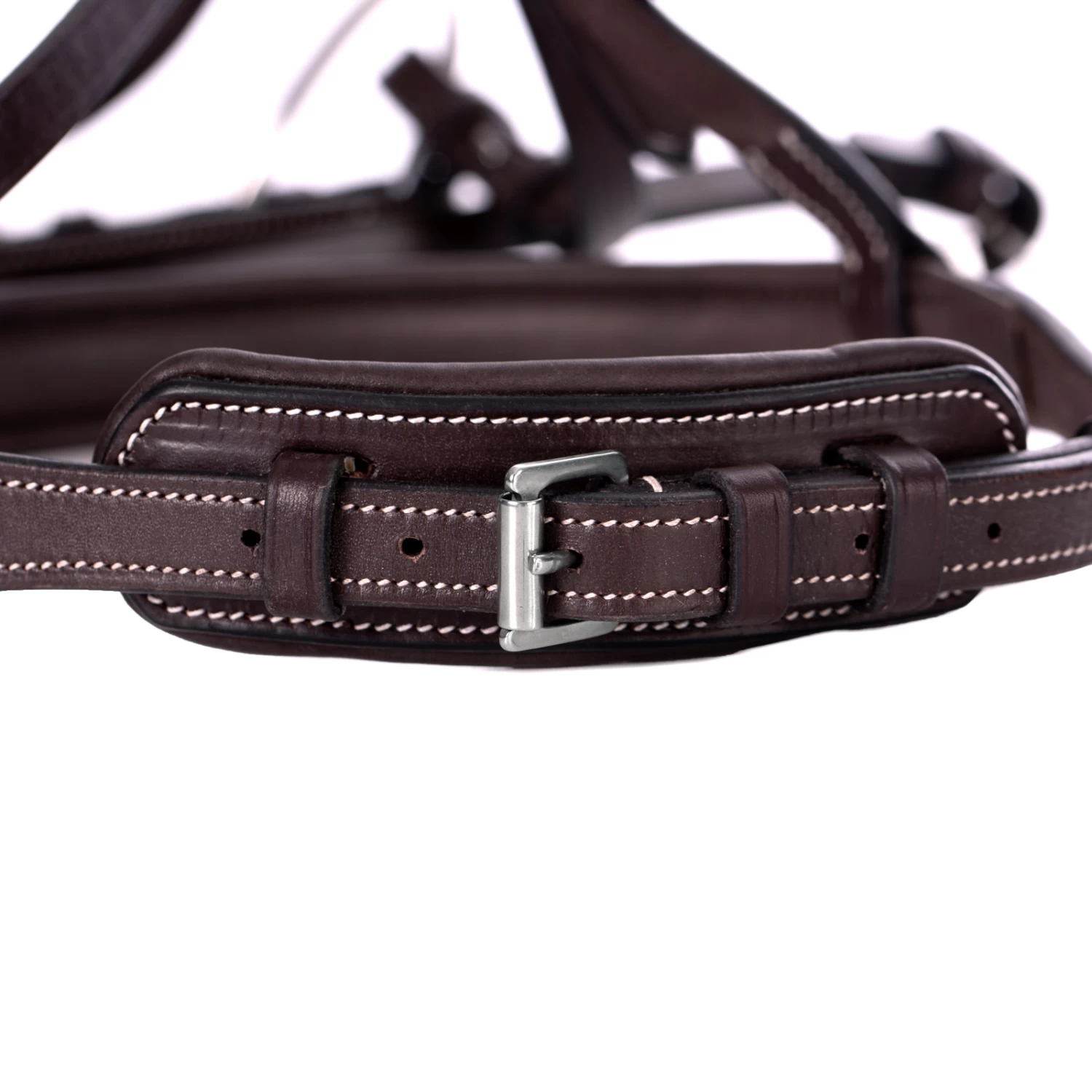 Equinavia Valkyrie Pony Fancy Stitched Bridle - Chocolate Brown - Image 2
