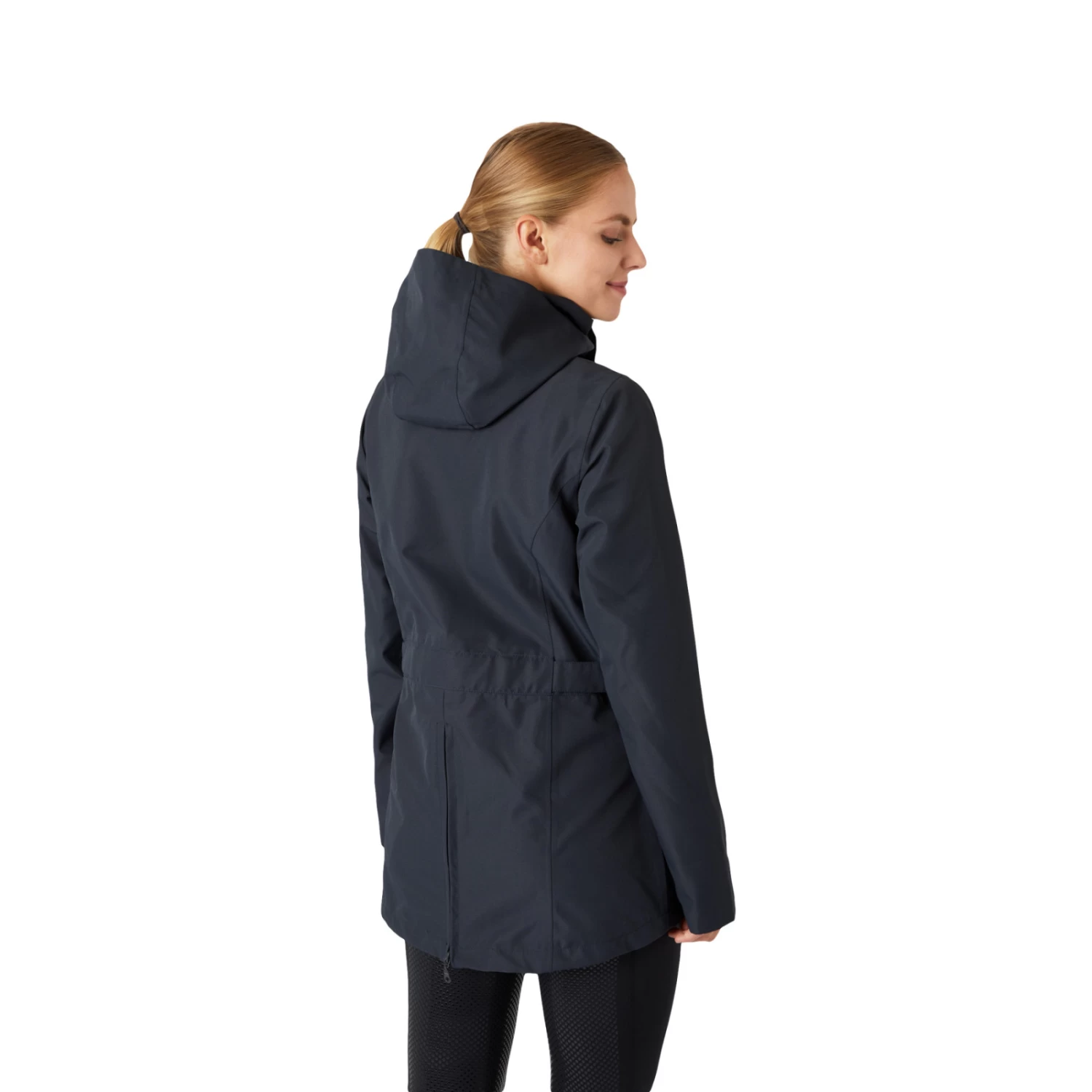 Horze Jadine Womens Waterproof Shell Jacket - Dark Navy - Image 4