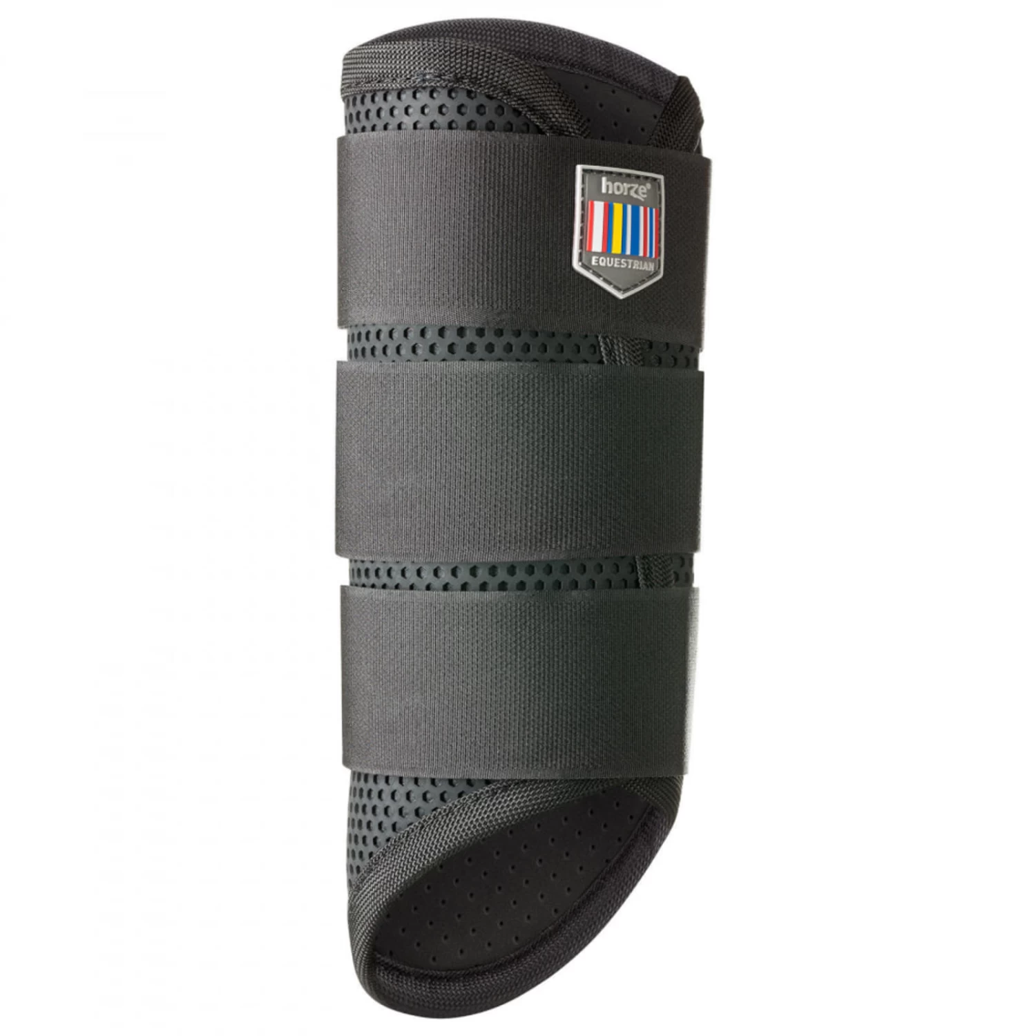 Horze Impact Flexi Strike Guard Boots - Rear - Black - Image 2