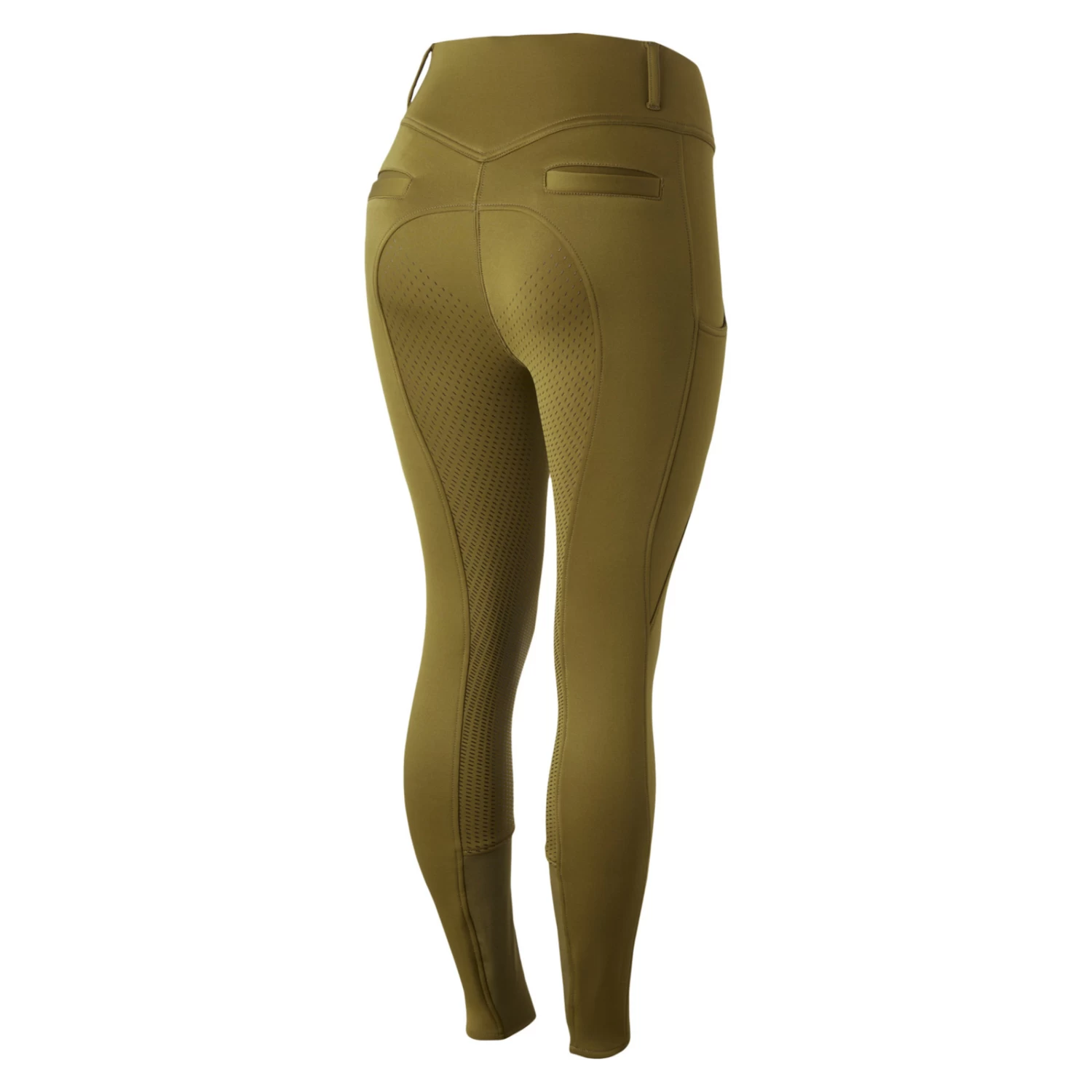 Horze Mira Womens Thermo Full Seat Breeches - Black - Image 10