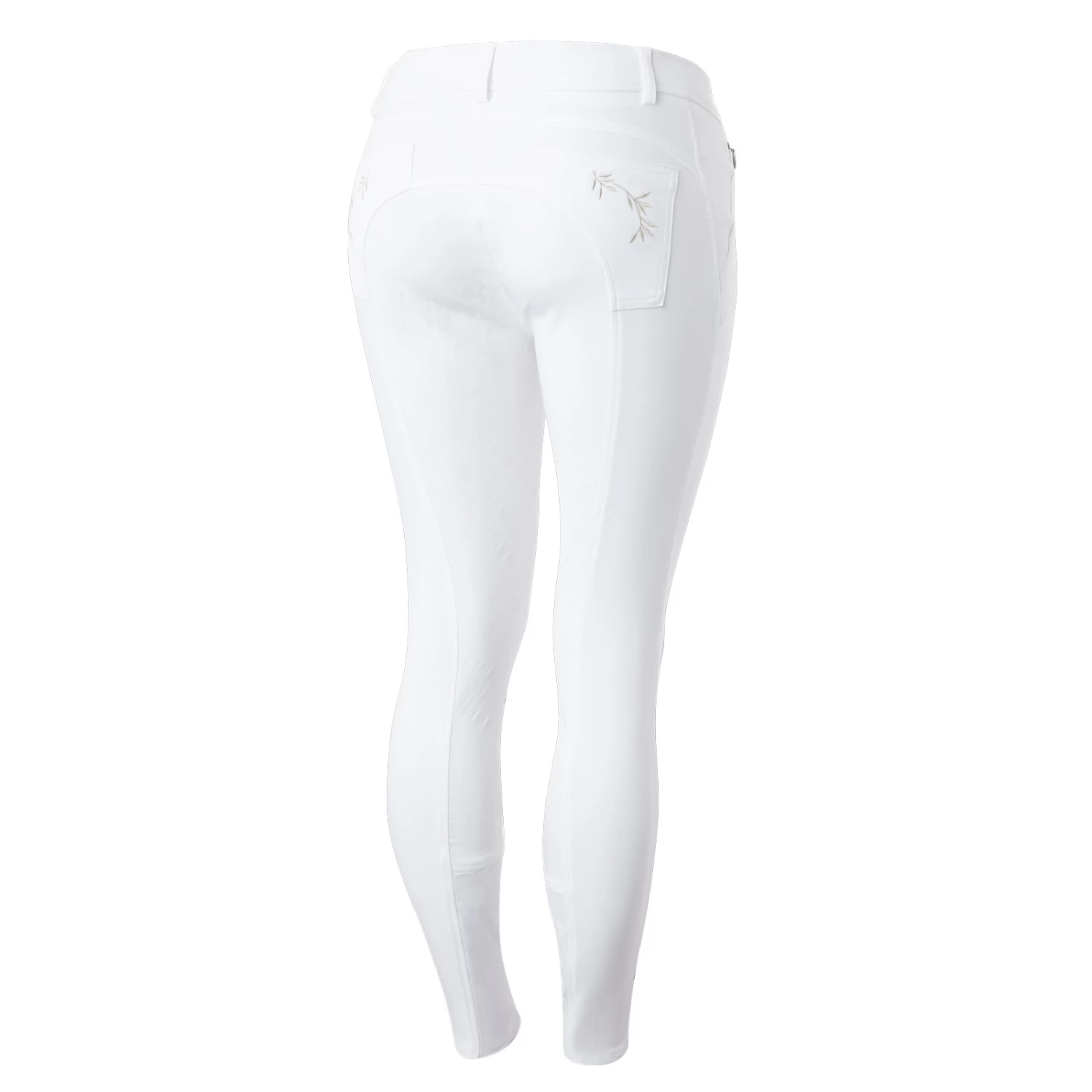 Horze Kaitlin Womens Full Seat Breeches - Plaza Taupe Light Brown - Image 12