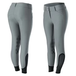 Equinavia Maud Womens Knee Patch Breeches - Steel Grey