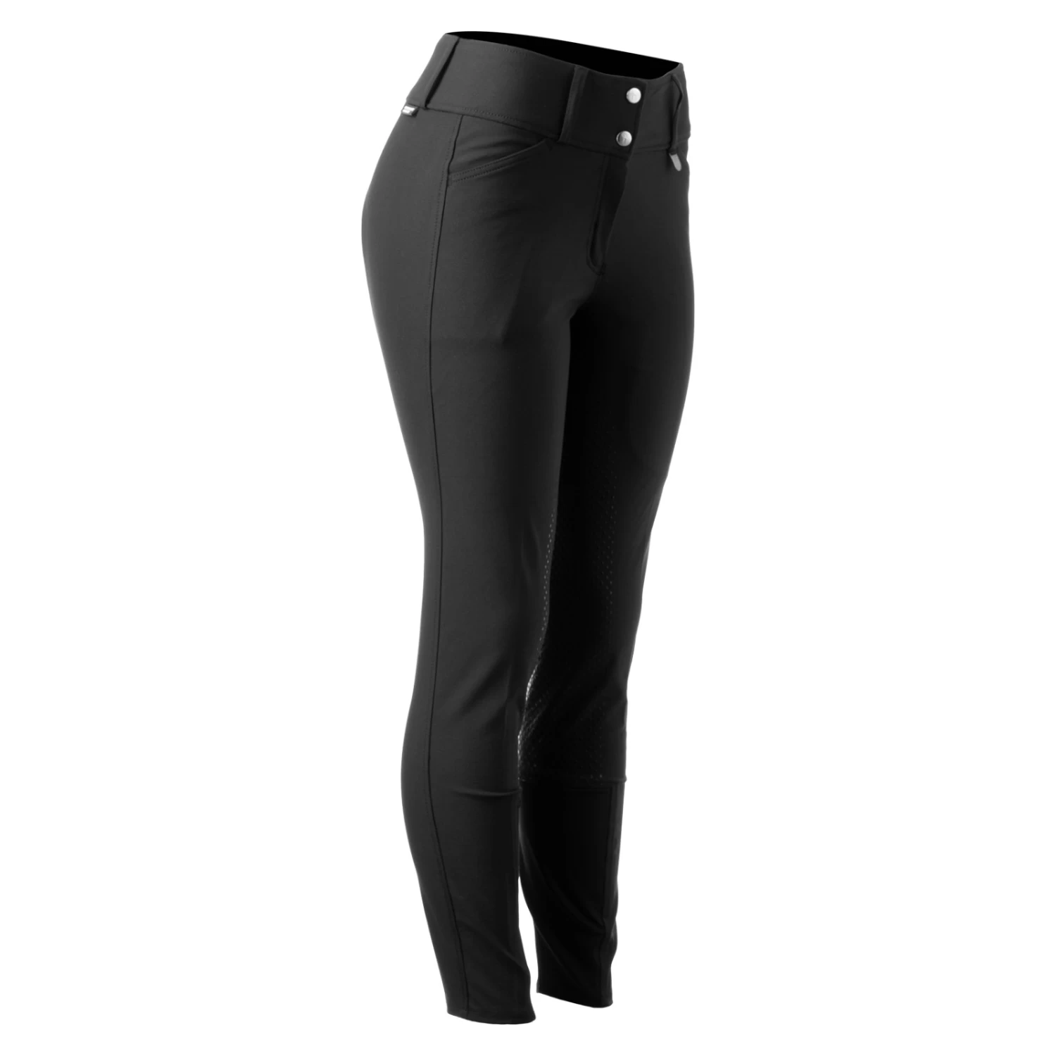 Horze Grand Prix Womens Pro High Waist Full Seat Breeches - Dark Navy - Image 2