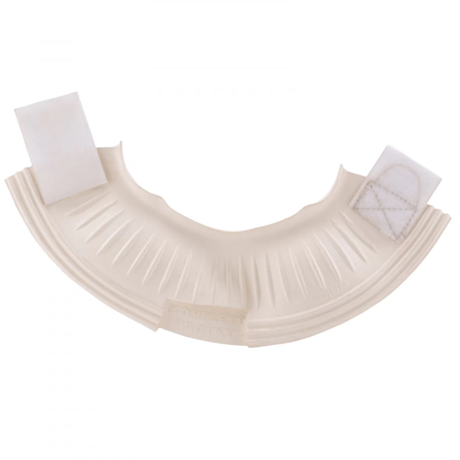 Horze Double Closure No Turn Rubber Bell Boots - White - Image 9