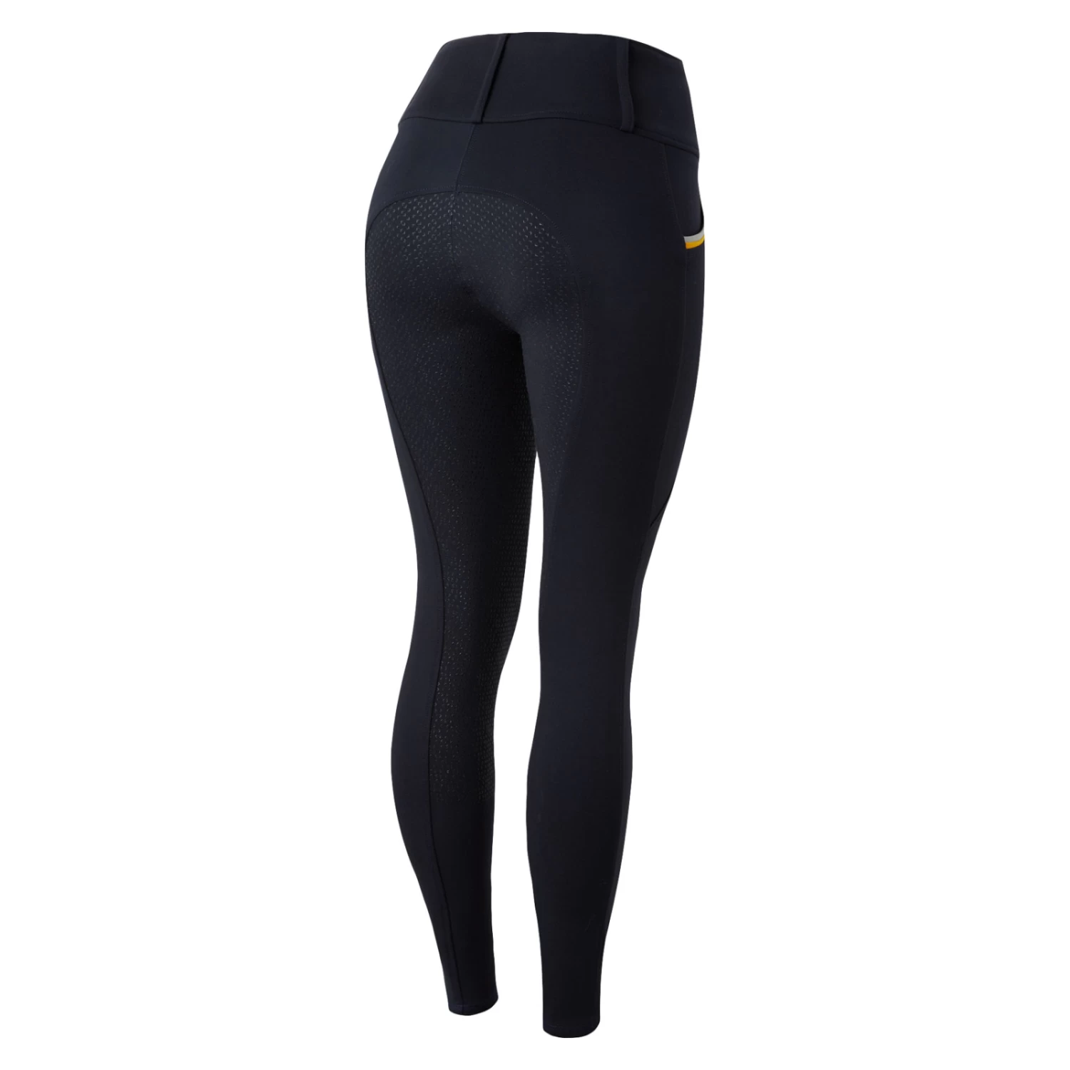 Horze Lucinda Womens High Waist Full Seat Tights - Dark Navy