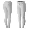 Horze Grand Prix Womens Silicone Full Seat Breeches - White