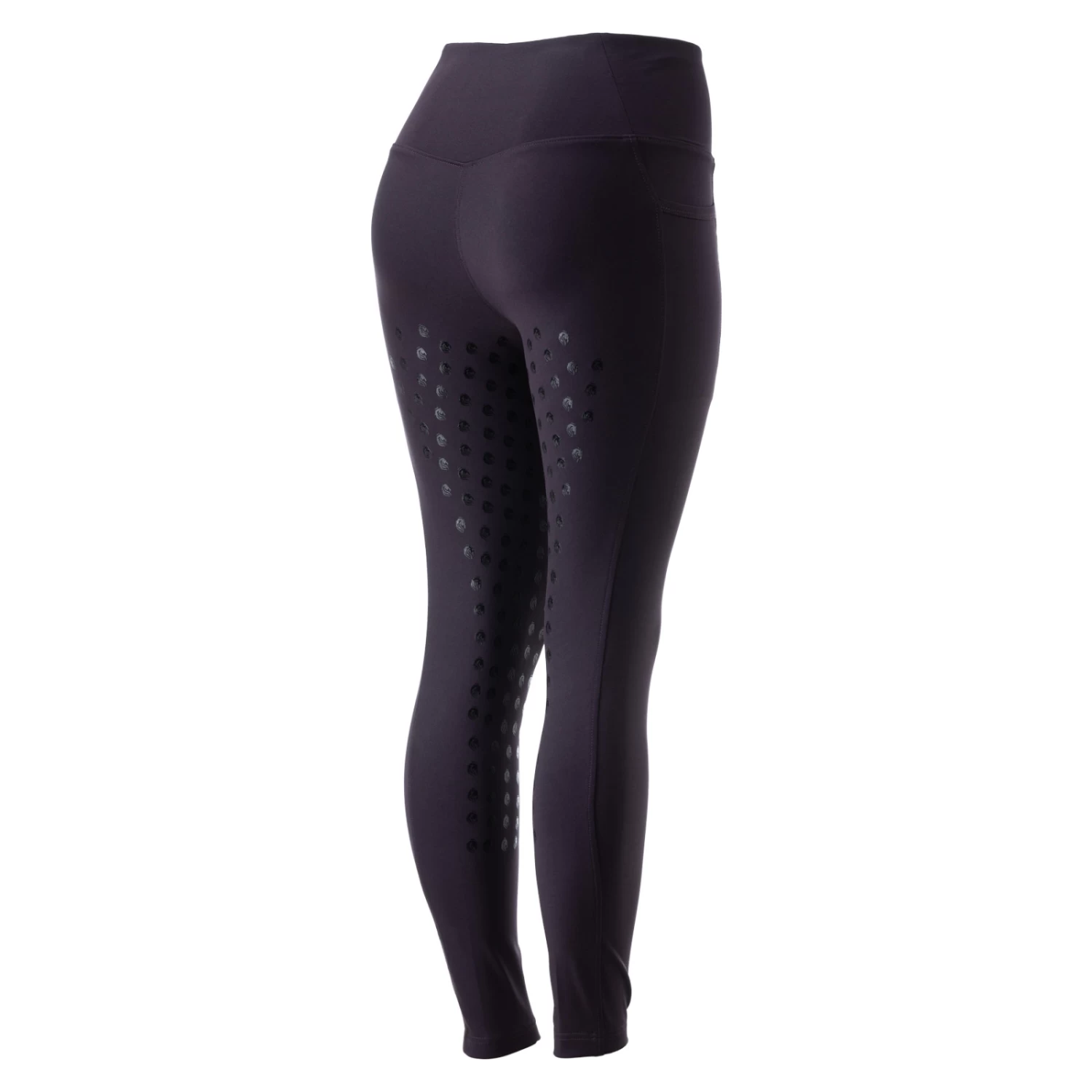 Equinavia Alva Womens Define Full Grip Tights - Eggplant Purple - Image 2