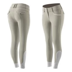 Equinavia Madeleine Womens Knee Patch Breeches - Paloma Tan