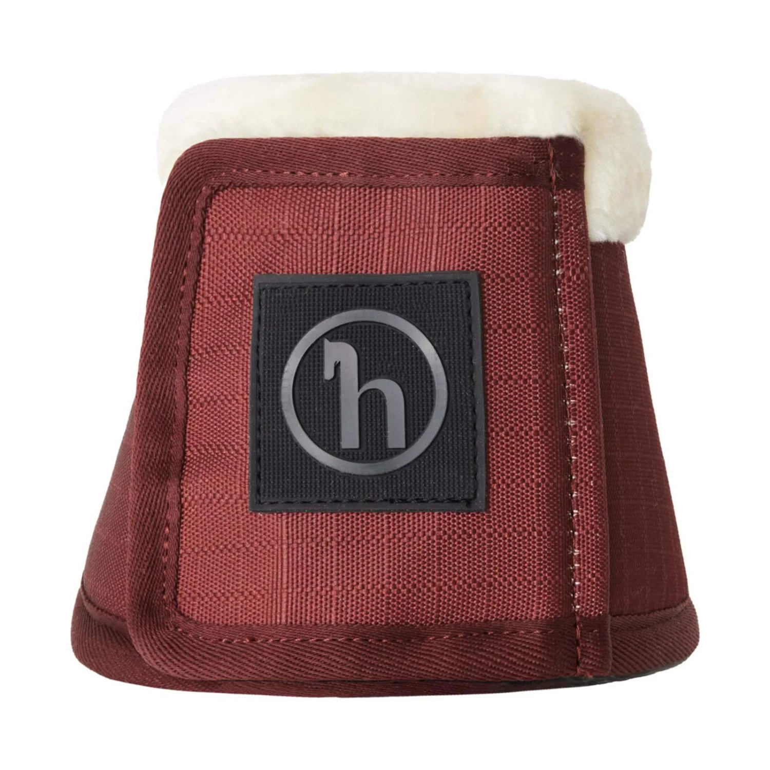 Horze Terrazzo Bell Boots With Fleece - Smoked Paprika - Image 4