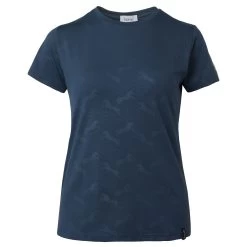 Horze Nina Womens Technical T-Shirt With Horse Prints - Reflecting Pond
