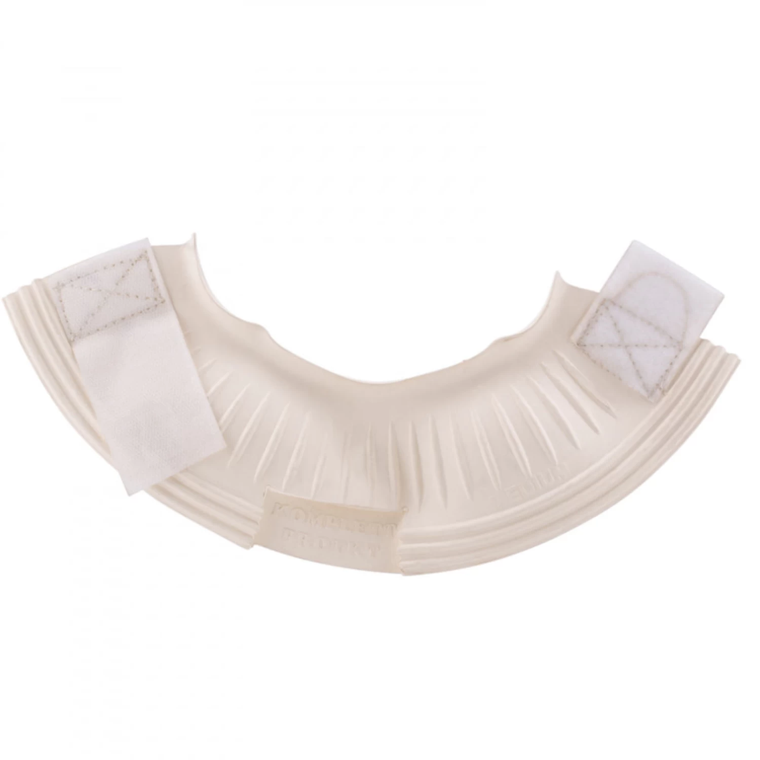 Horze Double Closure No Turn Rubber Bell Boots - White - Image 11