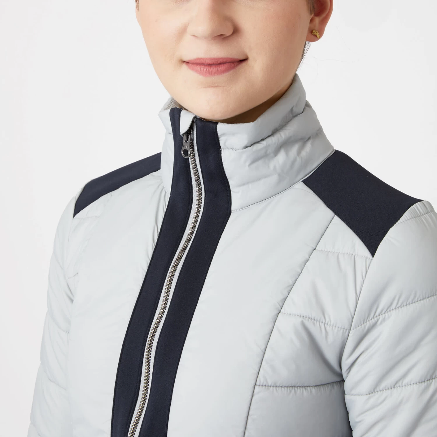 Horze Cameron Womens Hybrid Jacket - Harbour Mist - Image 2