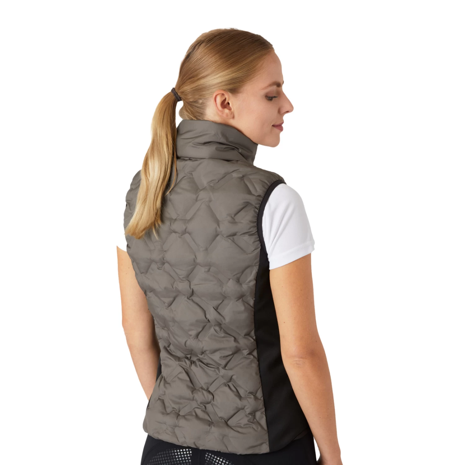 Horze Shelly Womens Vest - Morel Brown - Image 2