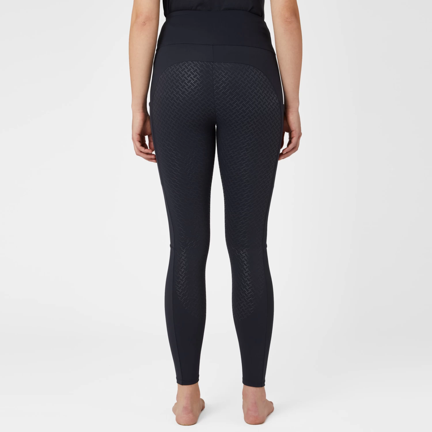 Horze Ginny Womens Full Seat Tights - Dark Navy - Image 2