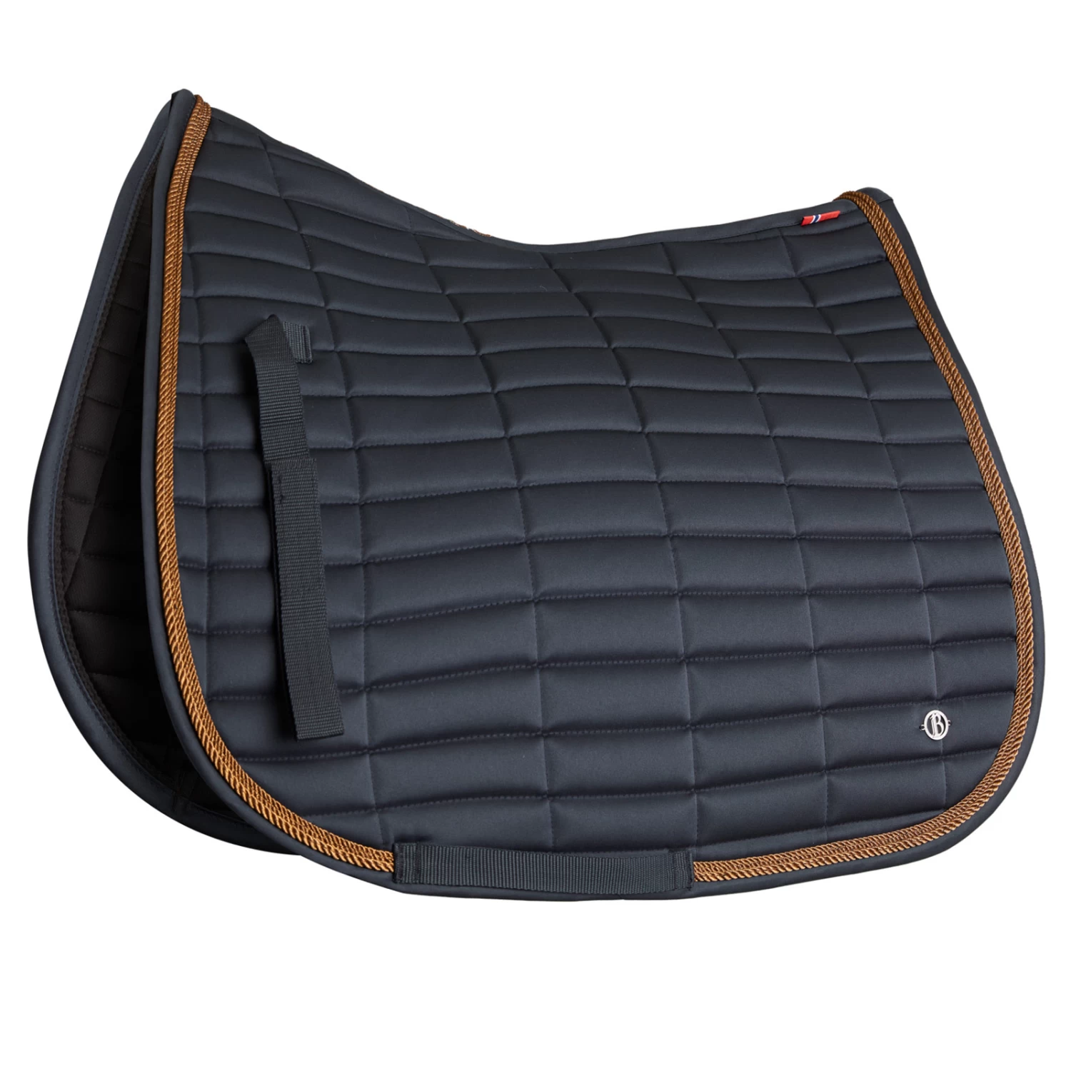 B Vertigo Quinn All Purpose Saddle Pad - Shiitake Beige - Image 7