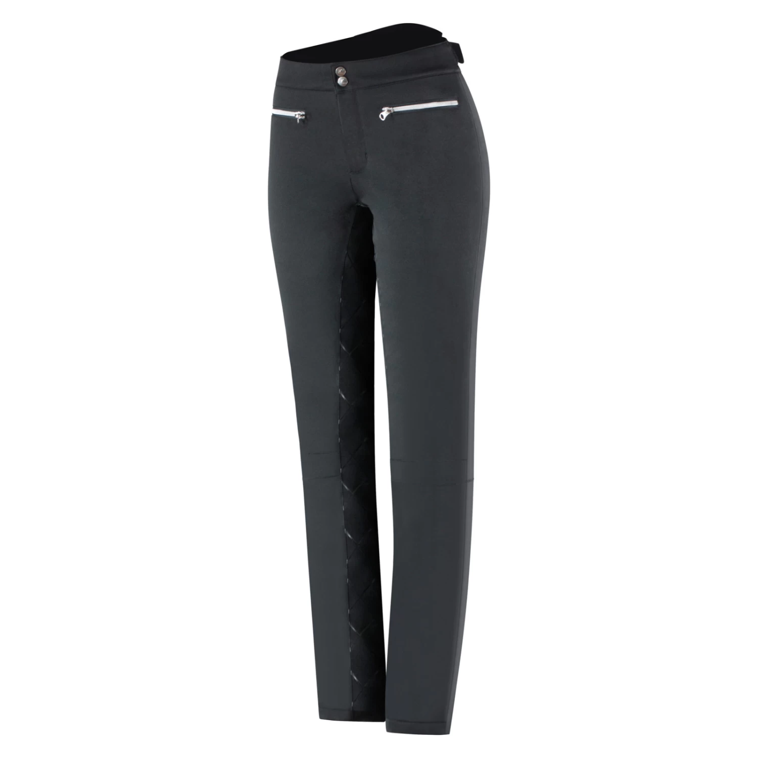 Horze Adeline Womens Padded Waterproof Full Seat Breeches - Black - Image 9