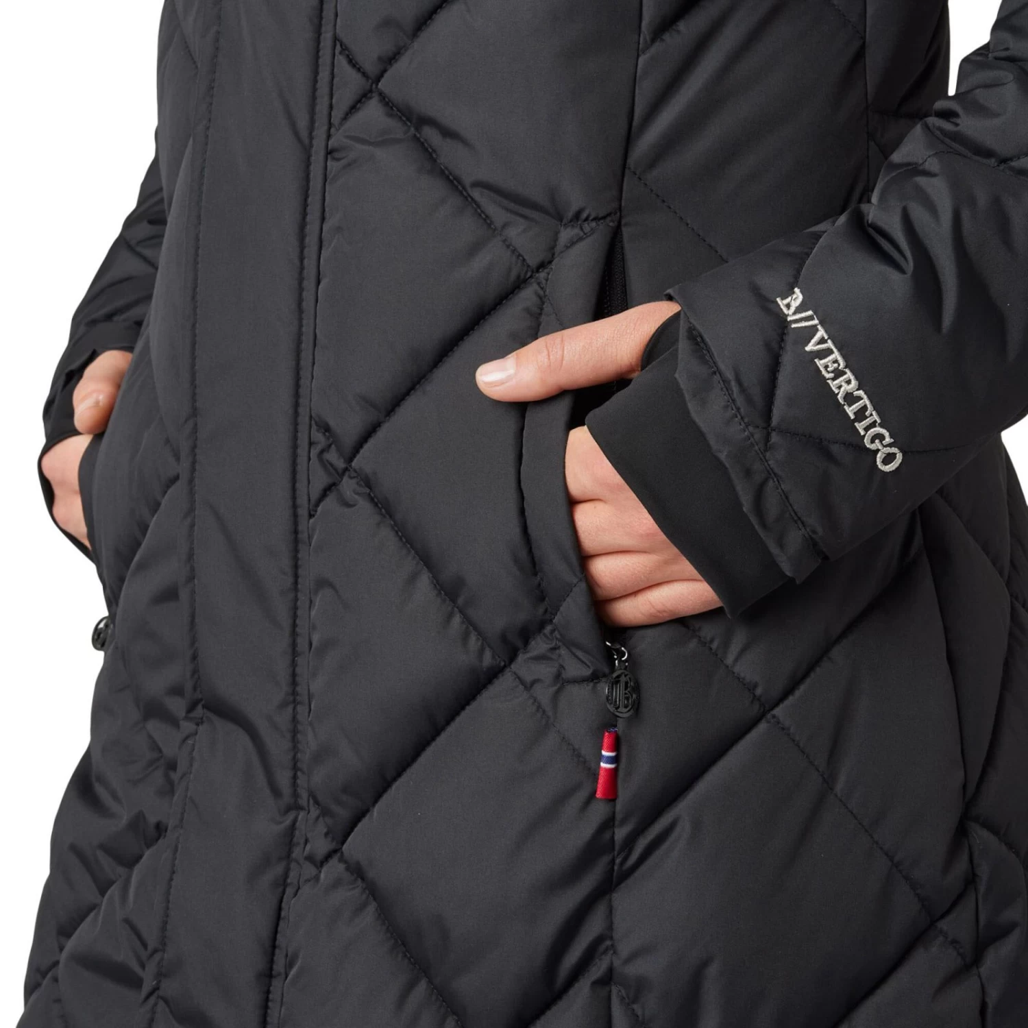 B Vertigo Gem Insulated Long Riding Jacket - Anthracite - Image 2