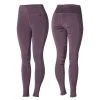 Zelda Womens Full Seat Tights With Silicone Grip - Montana Grape Purple