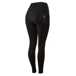 Horze Tara Womens Full Seat Thermo Breeches - Black