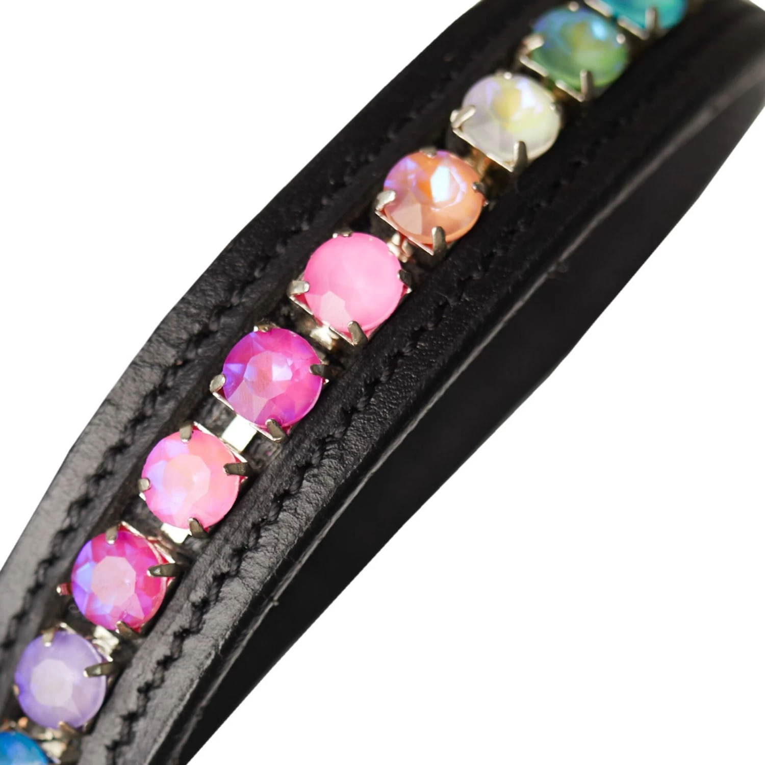 Horze Magic Carousel II Colorful Browband - Black - Image 2