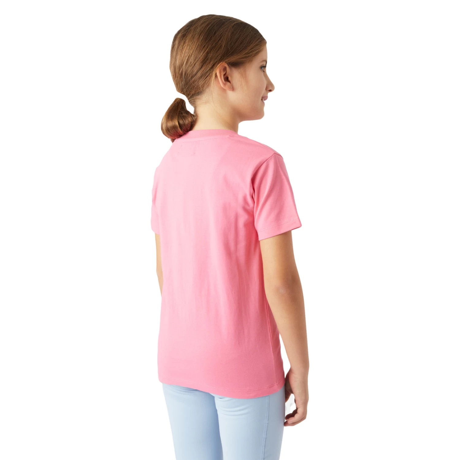 Horze Doli Kids T-Shirt - Pink Lemonade - Image 3