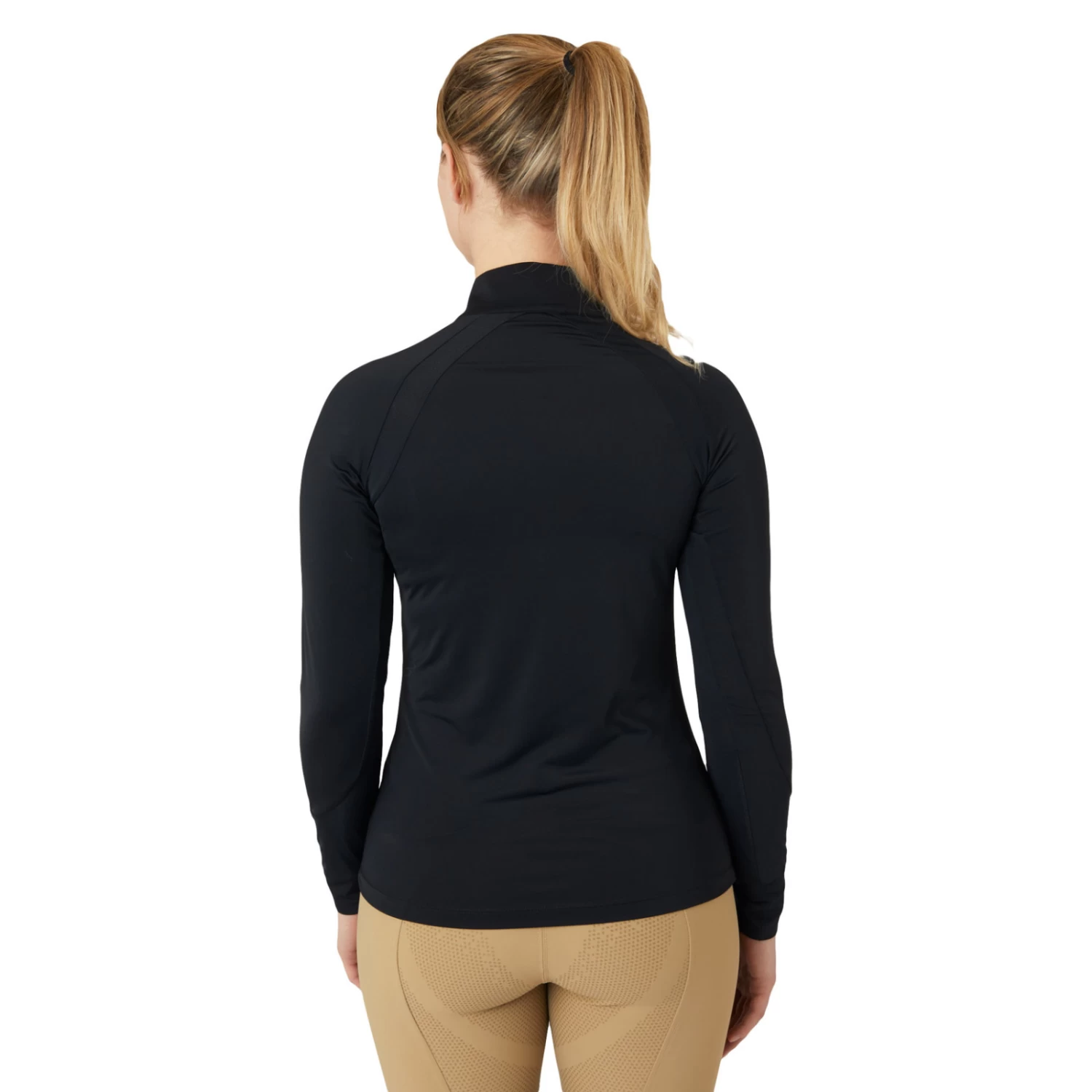 B Vertigo Nancy Womens Long Sleeve Half Zip Training Shirt - Anthracite Grey - Image 2