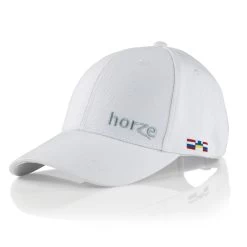 Horze Cap - Flag Logo - White