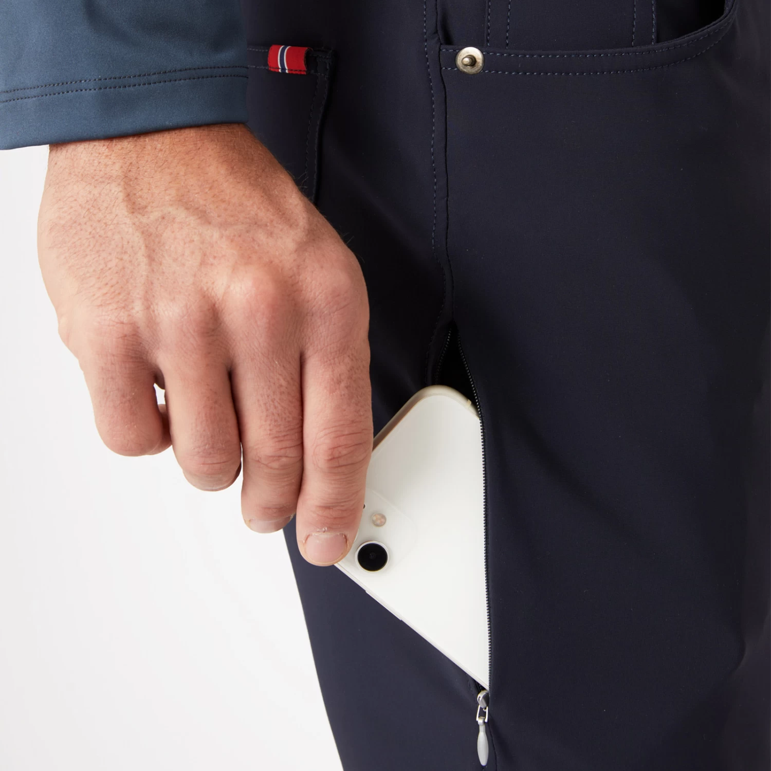 B Vertigo Ethan Mens Full Seat Breeches - Dark Navy - Image 2