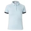 Horze Laura Womens Ventilated Polo Training Shirt - Corydalis Light Blue