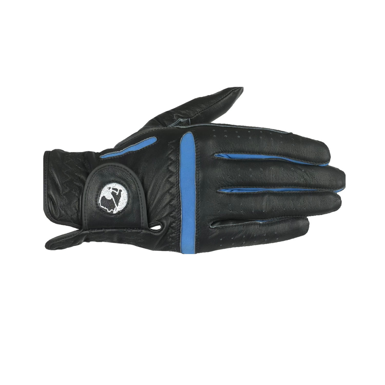 Finntack Venado Gloves - Sheepskin - Black/Blue