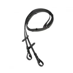 Horze Slender Web Reins - Black