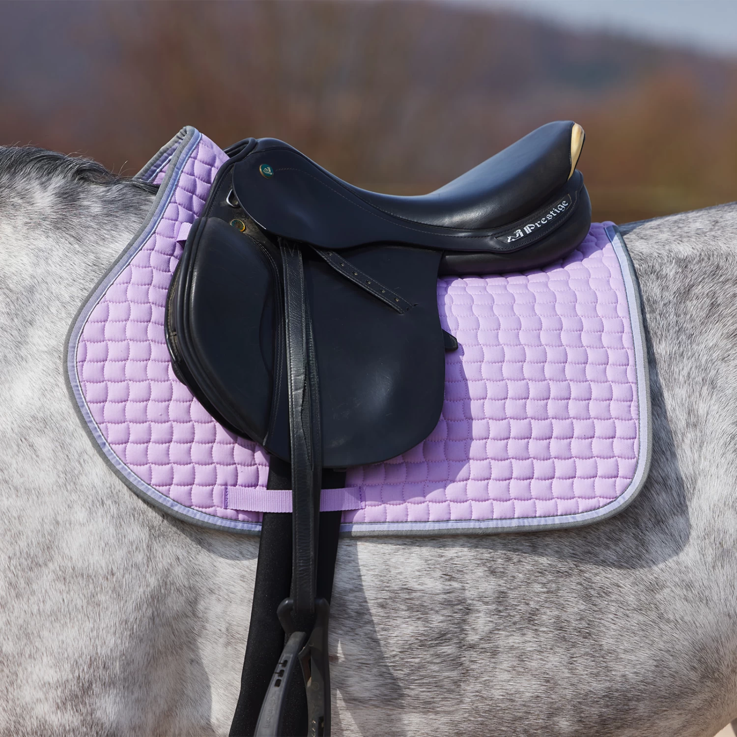 Horze Adepto All Purpose Saddle Pad - Coral Gold - Image 7