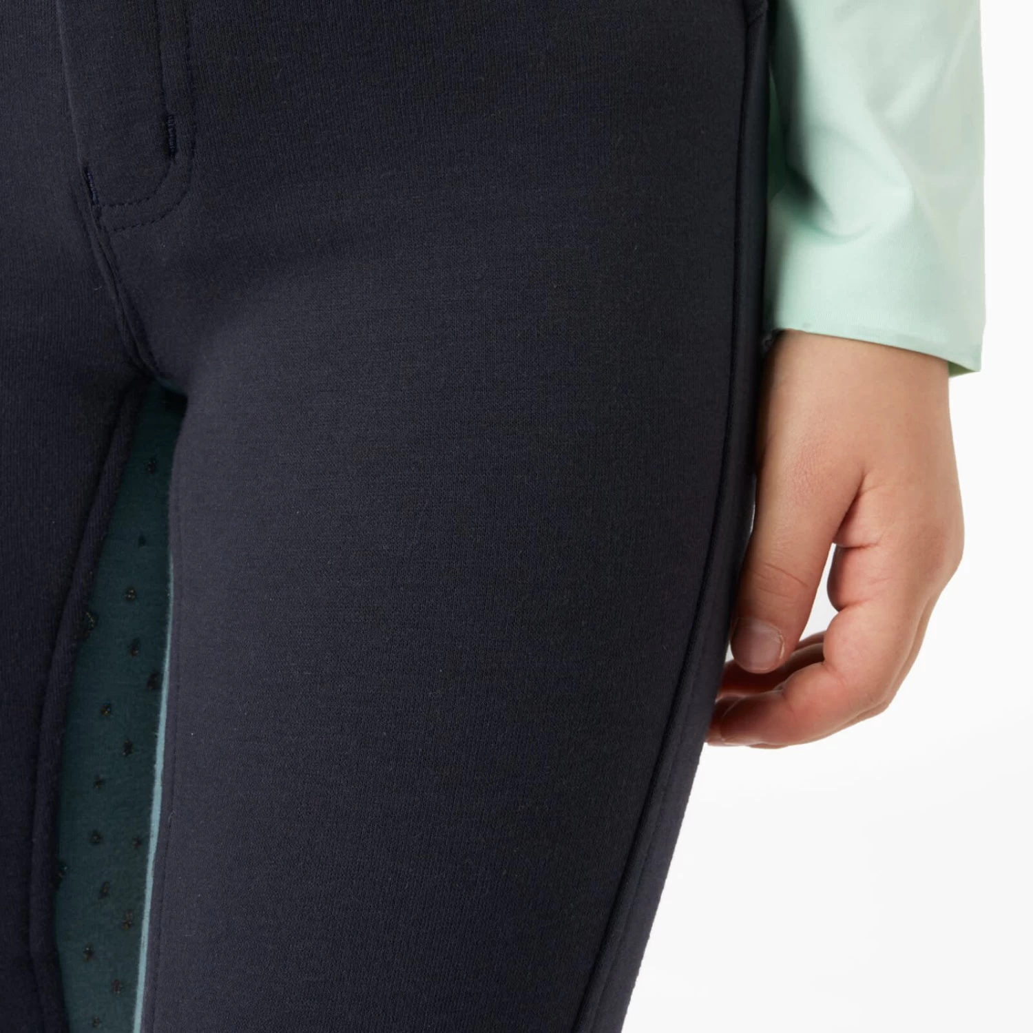 Horze Samara Kids Full Seat Breeches - Dark Navy - Image 5